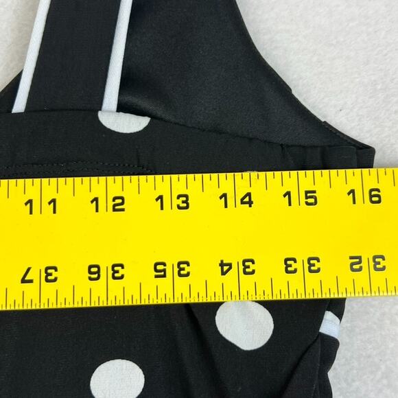 Speechless Womens Size Medium Black & White Polka Dot Print Summer Dress Y2k - Picture 7 of 7